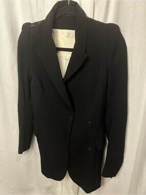 Maison Martin Margiela x H&M 2012 Narrow Shoulder Blazer US 6 XS